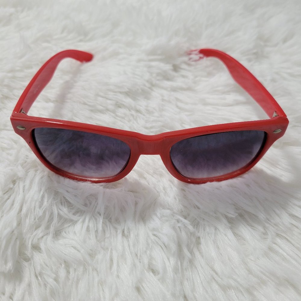 Red Frame Sunglasses
